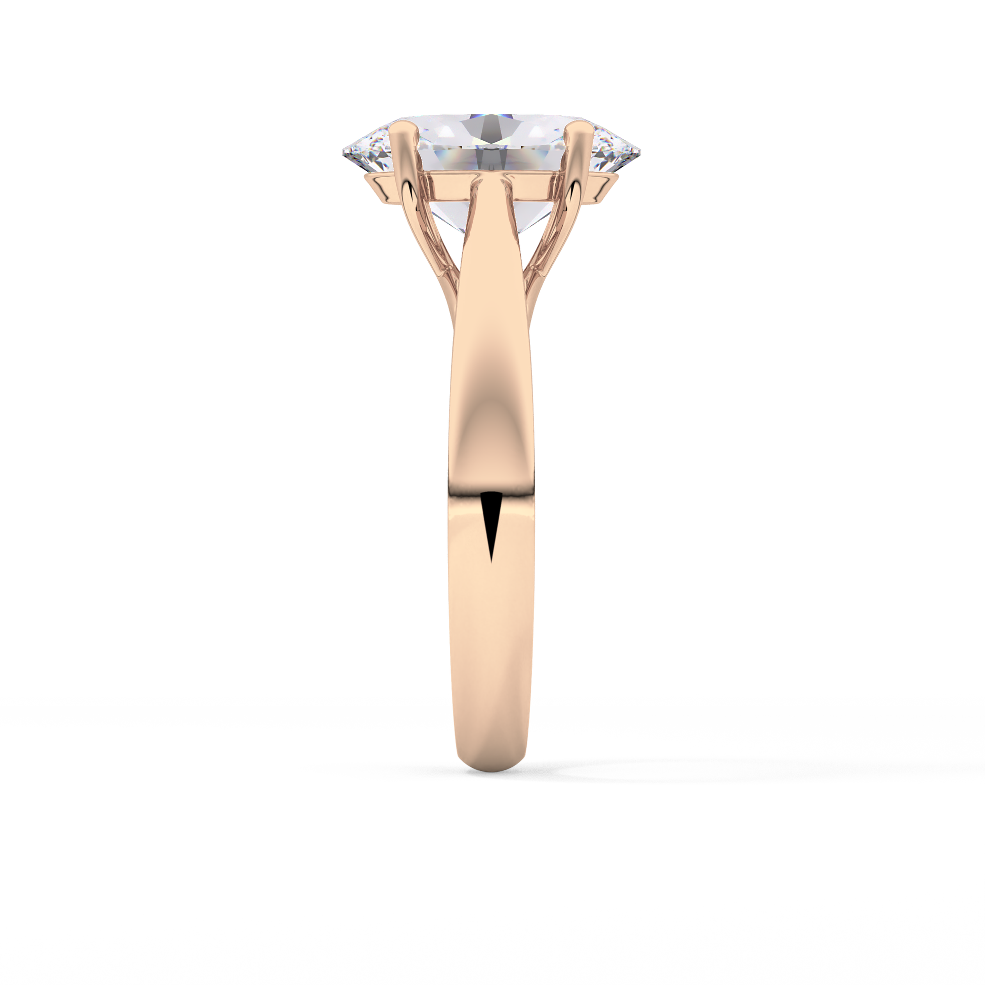 Oval Solitaire Lab Grown Diamond Engagement Ring