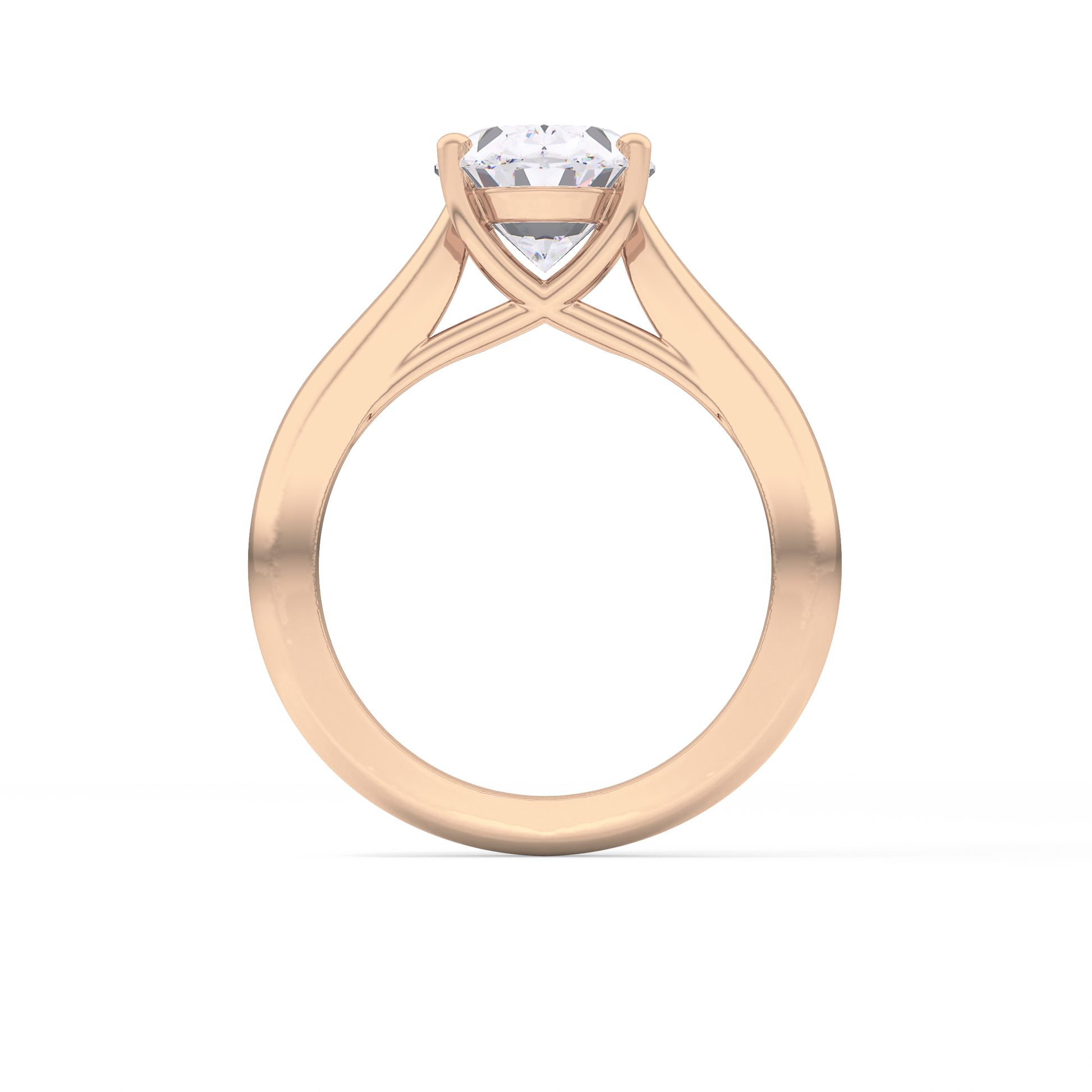 Oval Solitaire Lab Grown Diamond Engagement Ring
