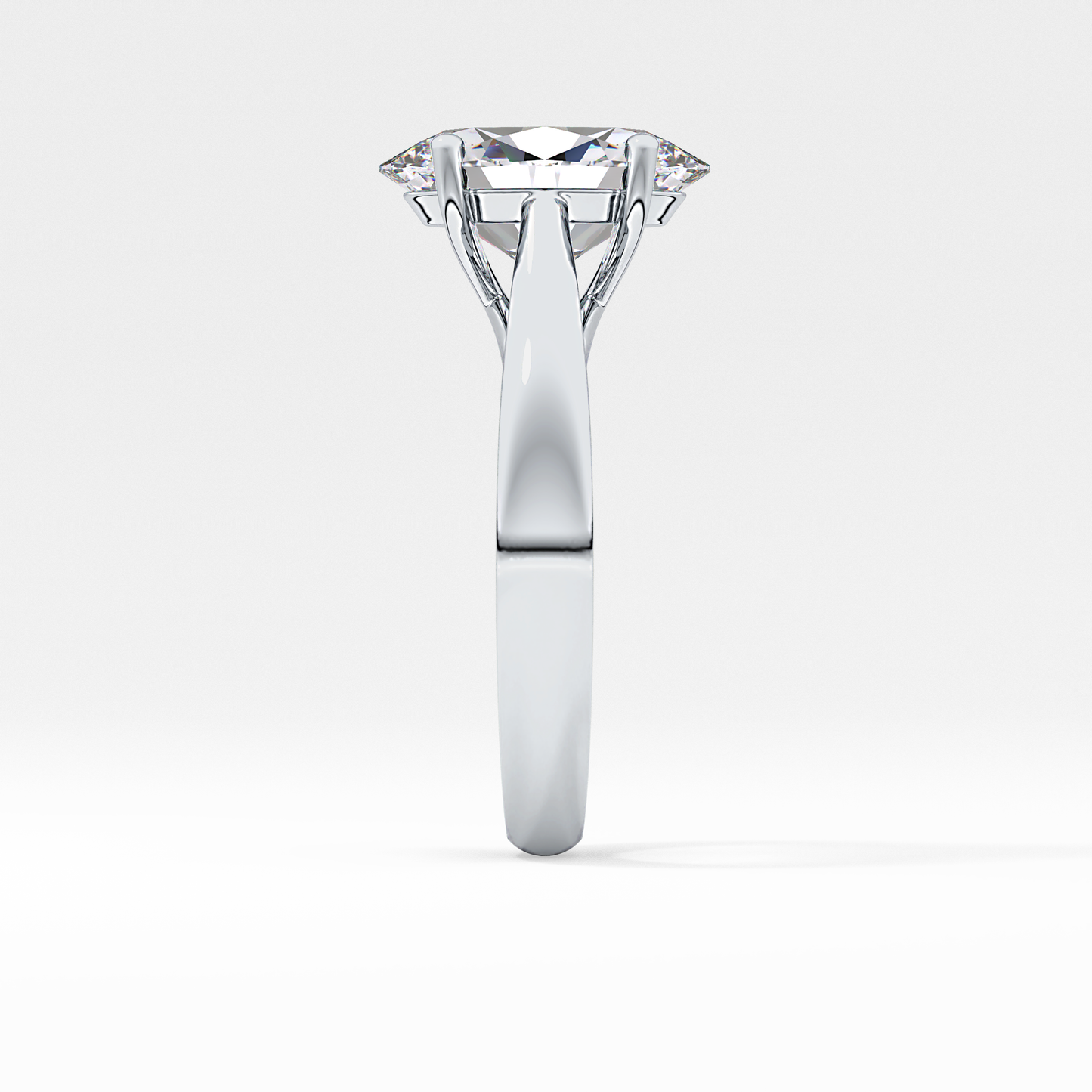 Oval Solitaire Lab Grown Diamond Engagement Ring