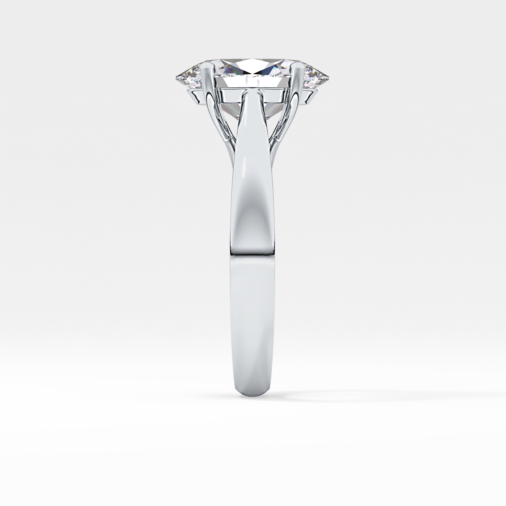 Oval Solitaire Lab Grown Diamond Engagement Ring