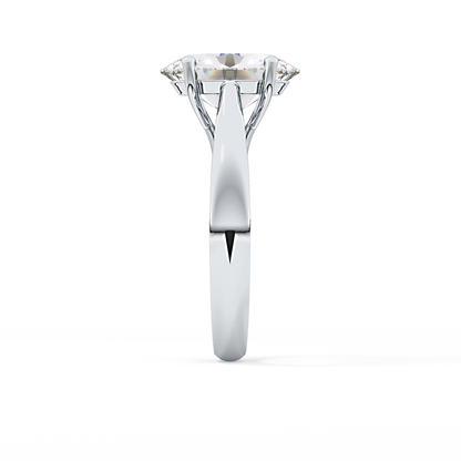 Oval Solitaire Lab Grown Diamond Engagement Ring