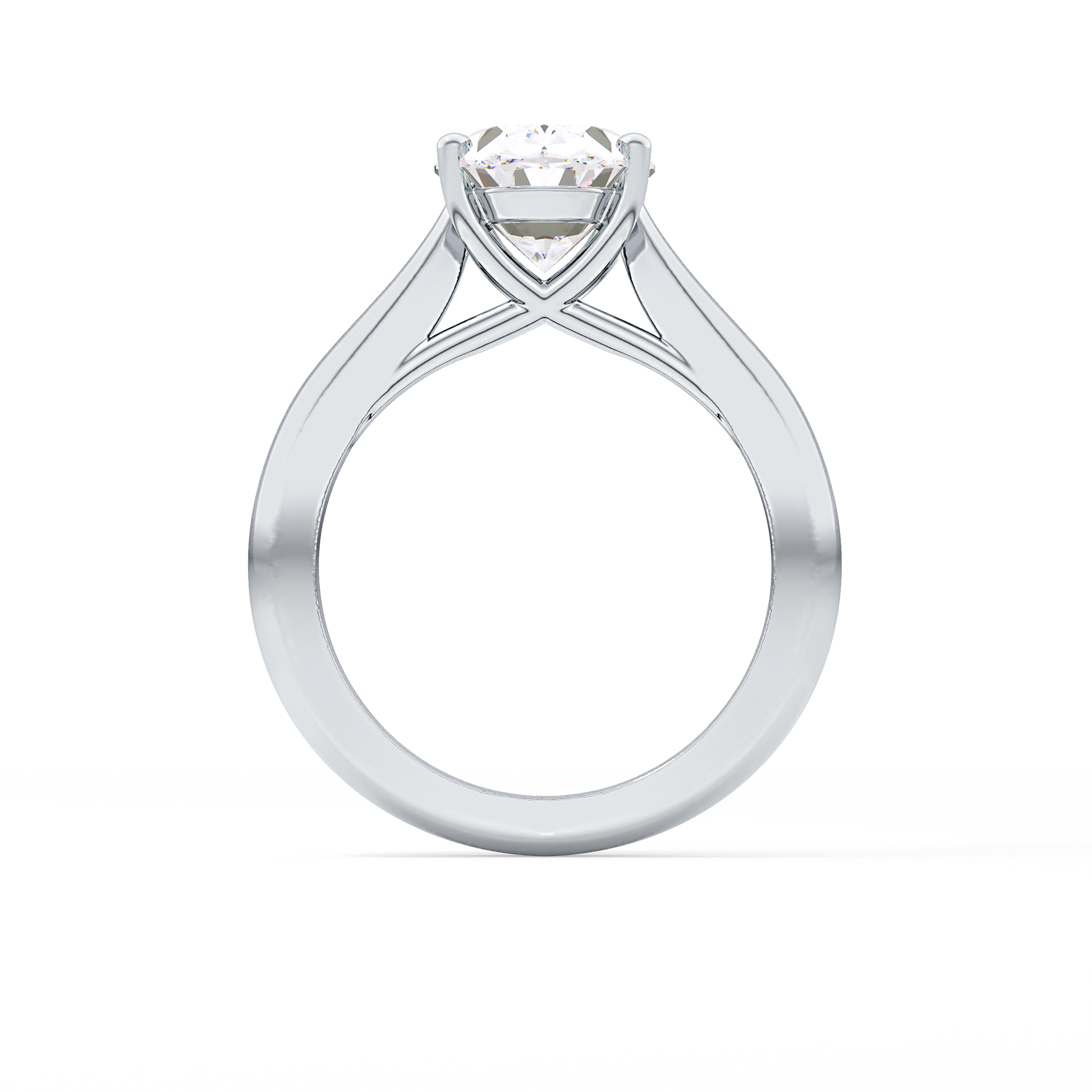 Oval Solitaire Lab Grown Diamond Engagement Ring