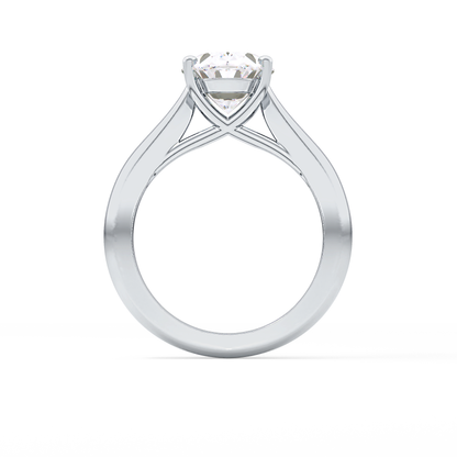 Oval Solitaire Lab Grown Diamond Engagement Ring