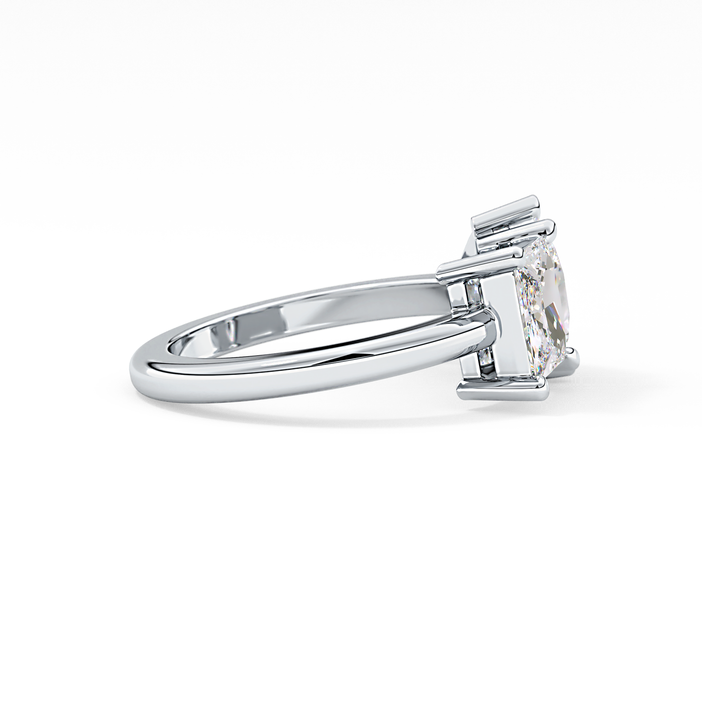 Princess & Pear Toi Et Moi Lab Grown Diamond Engagement Ring