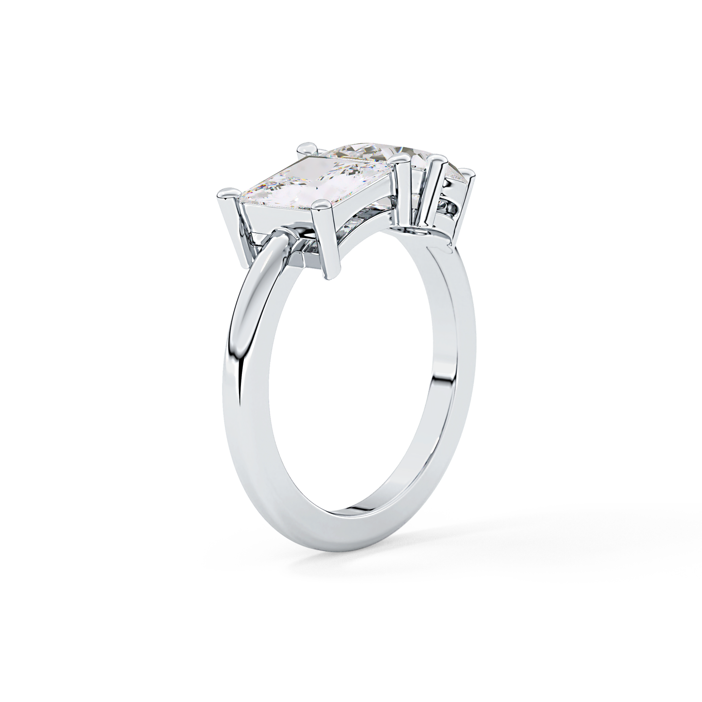 Princess & Pear Toi Et Moi Lab Grown Diamond Engagement Ring
