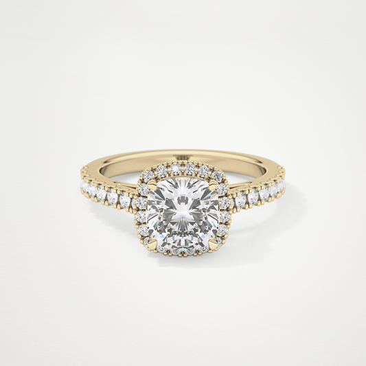 0.31 TCW Round Half Eternity Lab Grown Diamond Wedding Band
