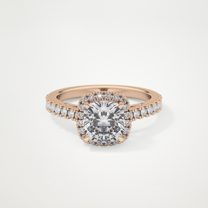 0.31 TCW Round Half Eternity Lab Grown Diamond Wedding Band