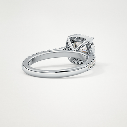 0.31 TCW Round Half Eternity Lab Grown Diamond Wedding Band