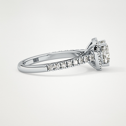 0.31 TCW Round Half Eternity Lab Grown Diamond Wedding Band