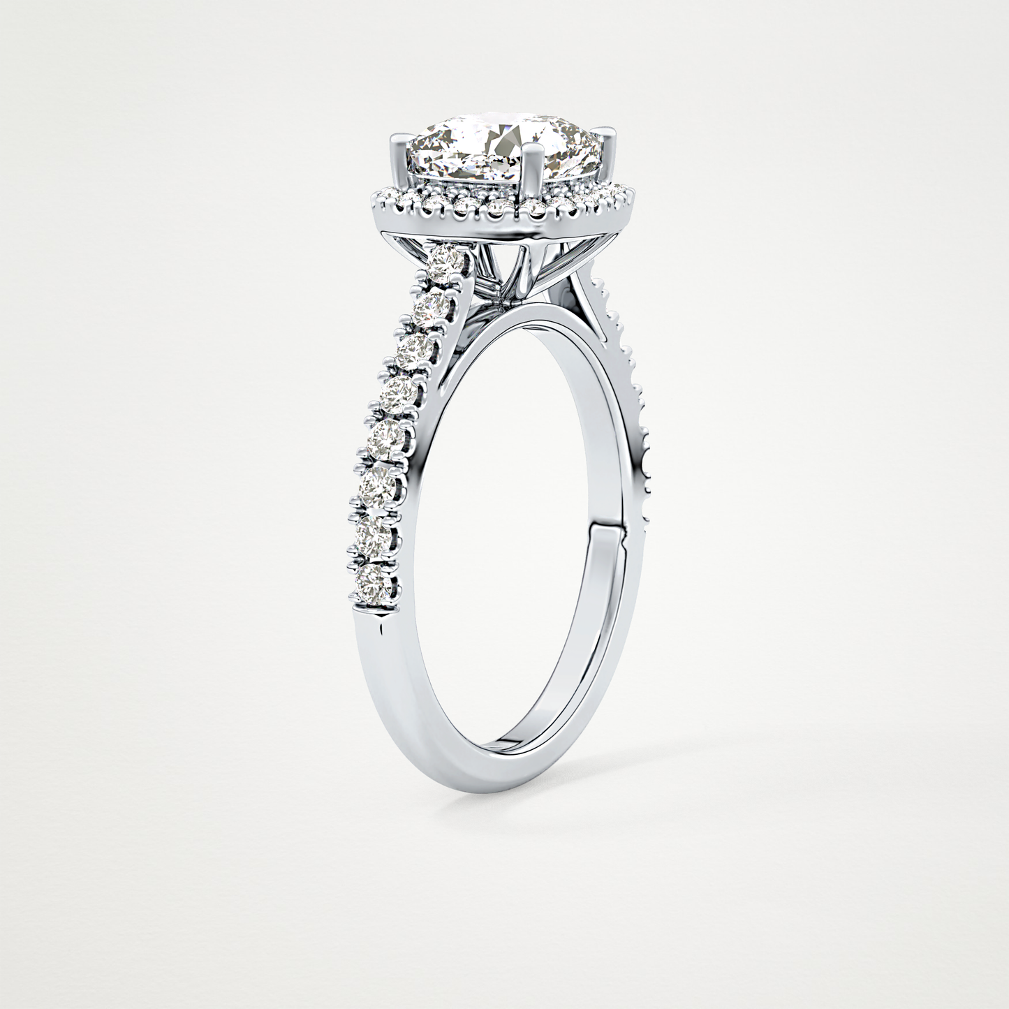 0.31 TCW Round Half Eternity Lab Grown Diamond Wedding Band