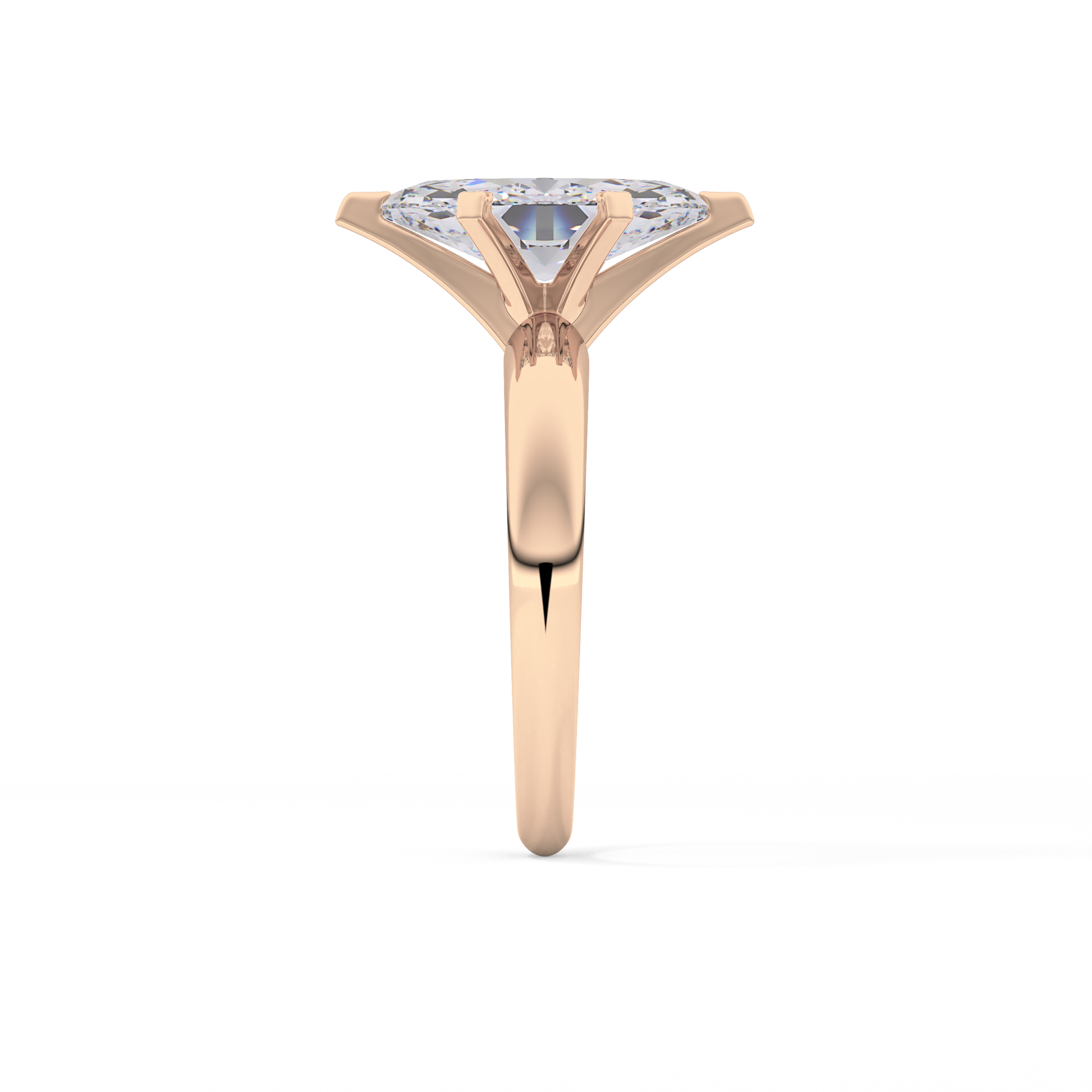 Marquise Solitaire Lab Grown Diamond Engagement Ring