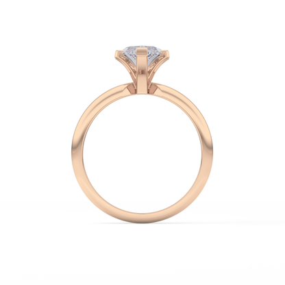 Marquise Solitaire Lab Grown Diamond Engagement Ring