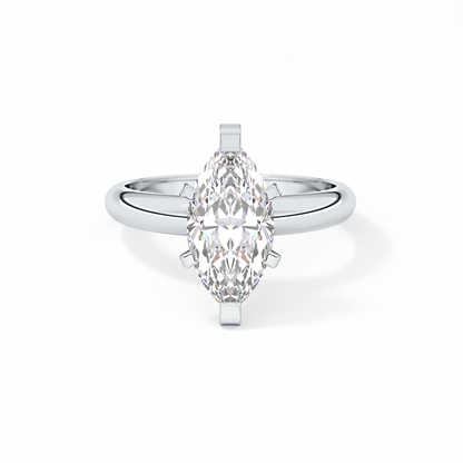 Marquise Solitaire Lab Grown Diamond Engagement Ring