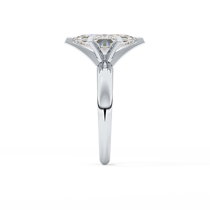 Marquise Solitaire Lab Grown Diamond Engagement Ring