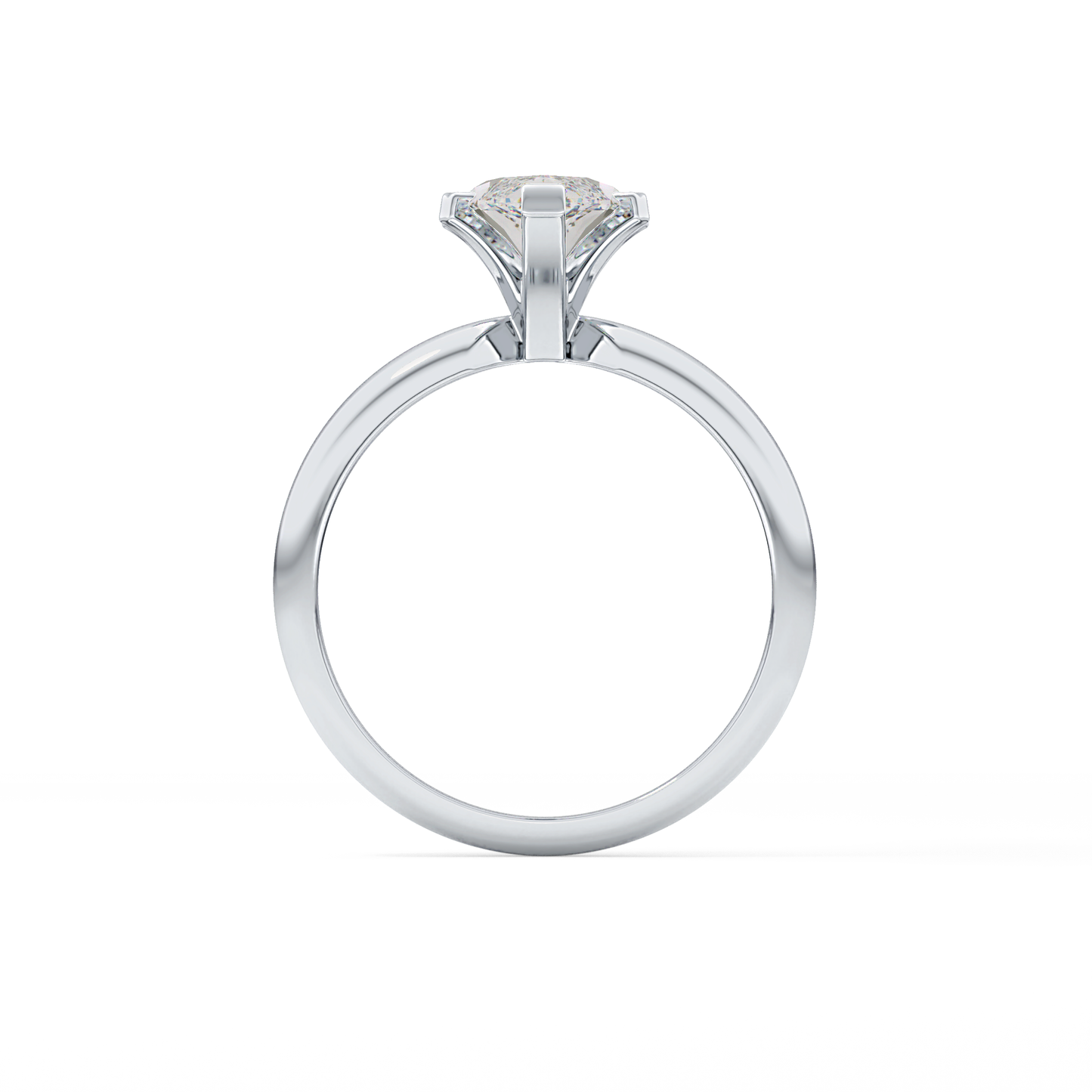 Marquise Solitaire Lab Grown Diamond Engagement Ring