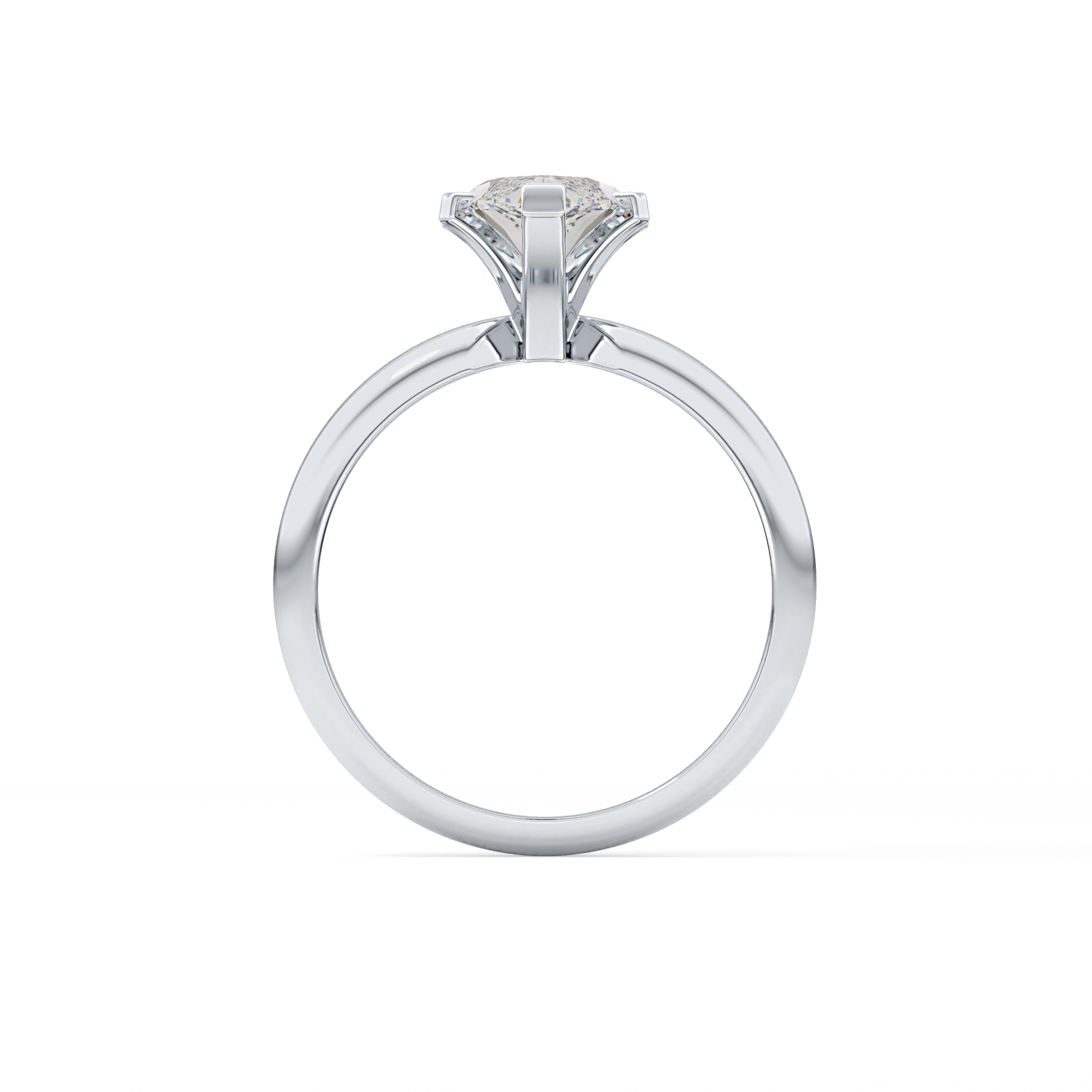 Marquise Solitaire Lab Grown Diamond Engagement Ring