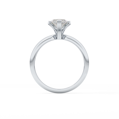 Marquise Solitaire Lab Grown Diamond Engagement Ring