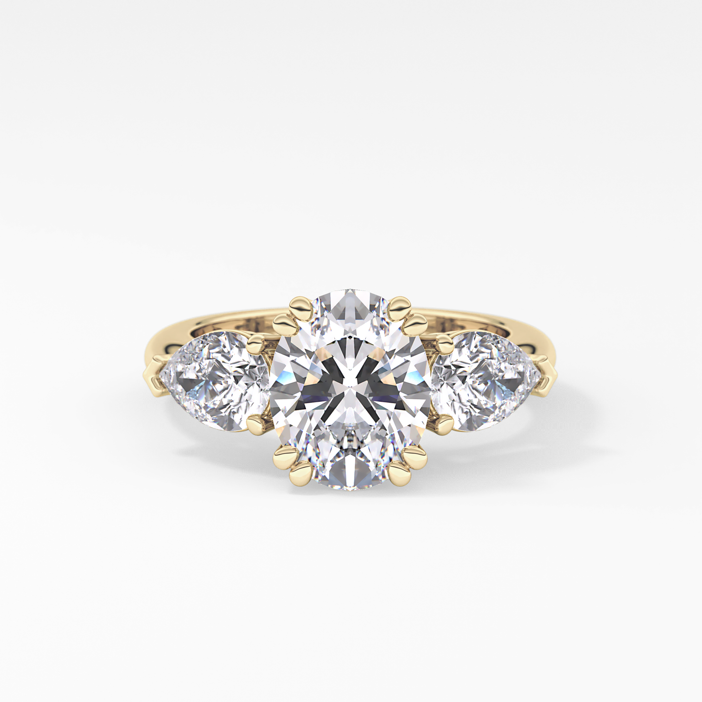 Princess Solitaire Lab Grown Diamond Engagement Ring