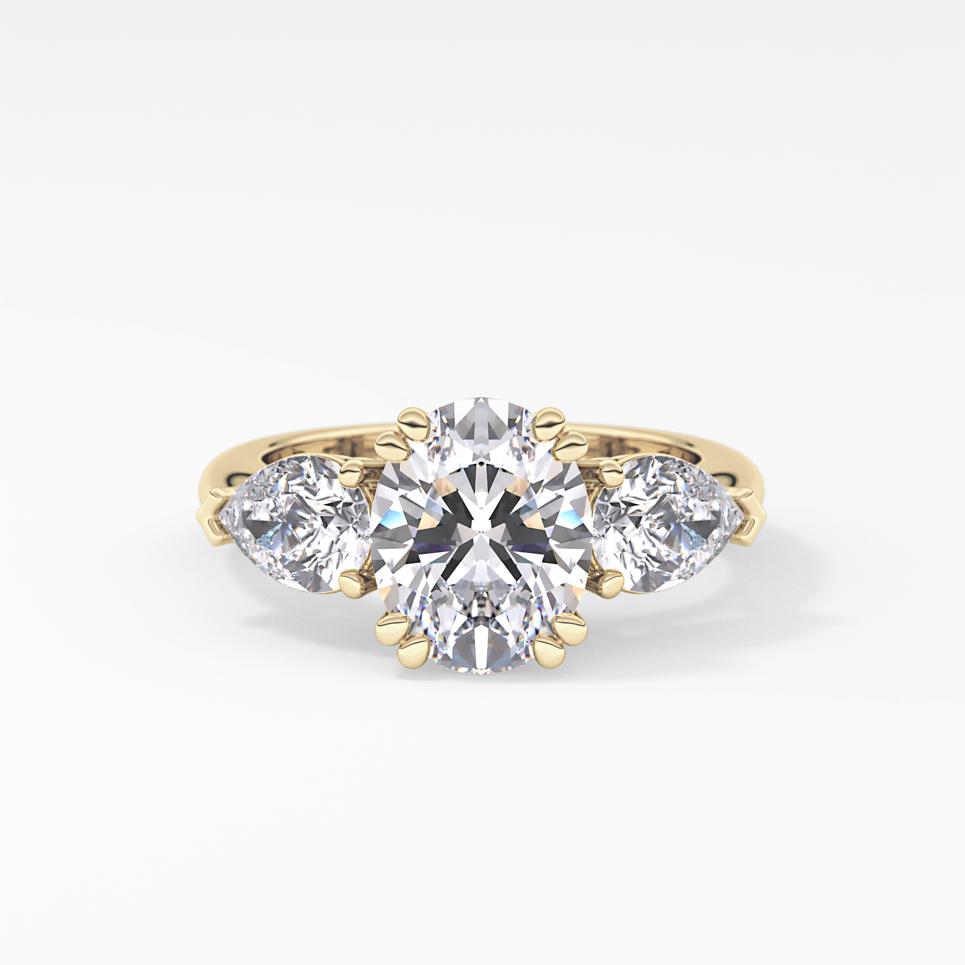Princess Solitaire Lab Grown Diamond Engagement Ring