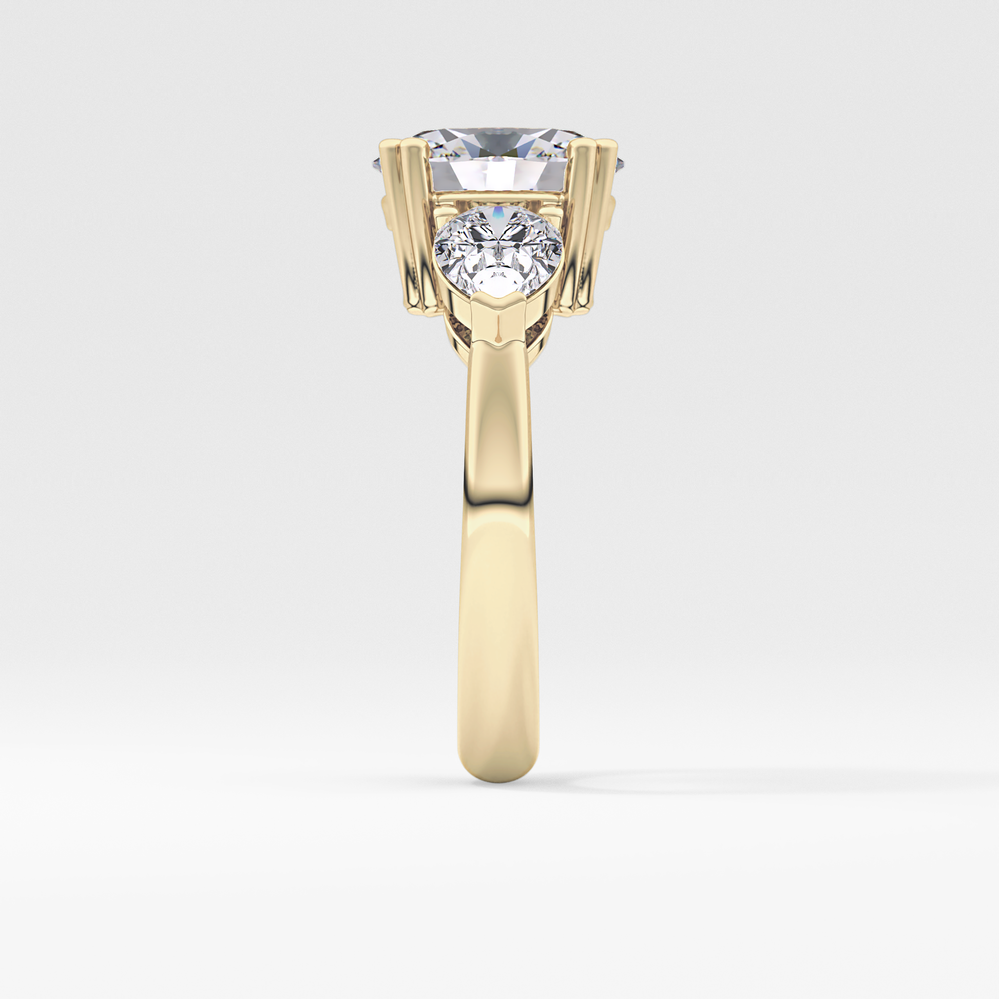 Princess Solitaire Lab Grown Diamond Engagement Ring