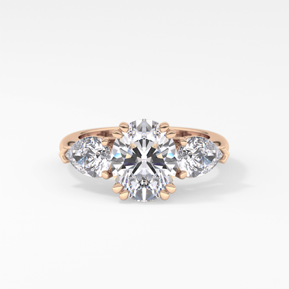 Princess Solitaire Lab Grown Diamond Engagement Ring