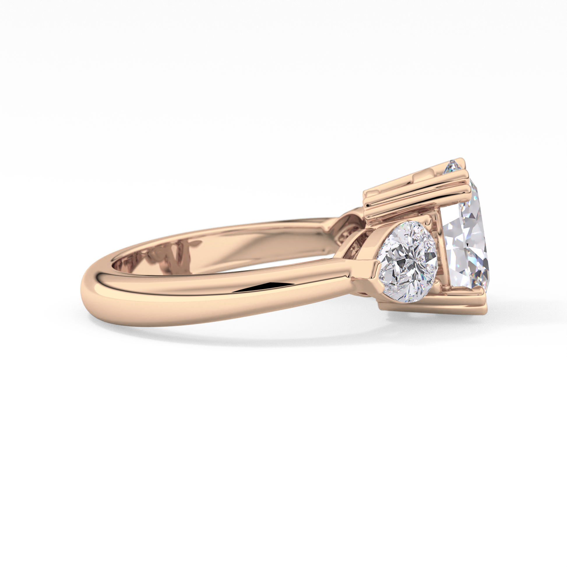 Princess Solitaire Lab Grown Diamond Engagement Ring