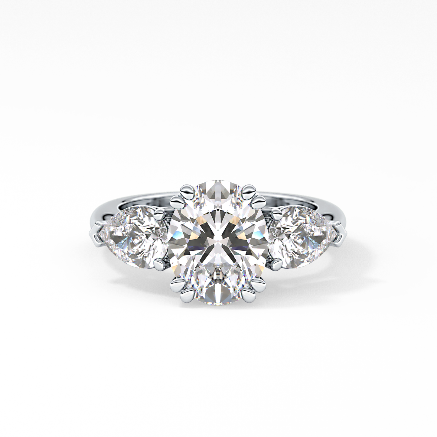 Princess Solitaire Lab Grown Diamond Engagement Ring