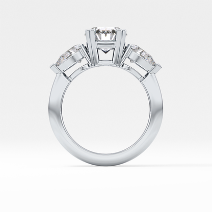 Princess Solitaire Lab Grown Diamond Engagement Ring