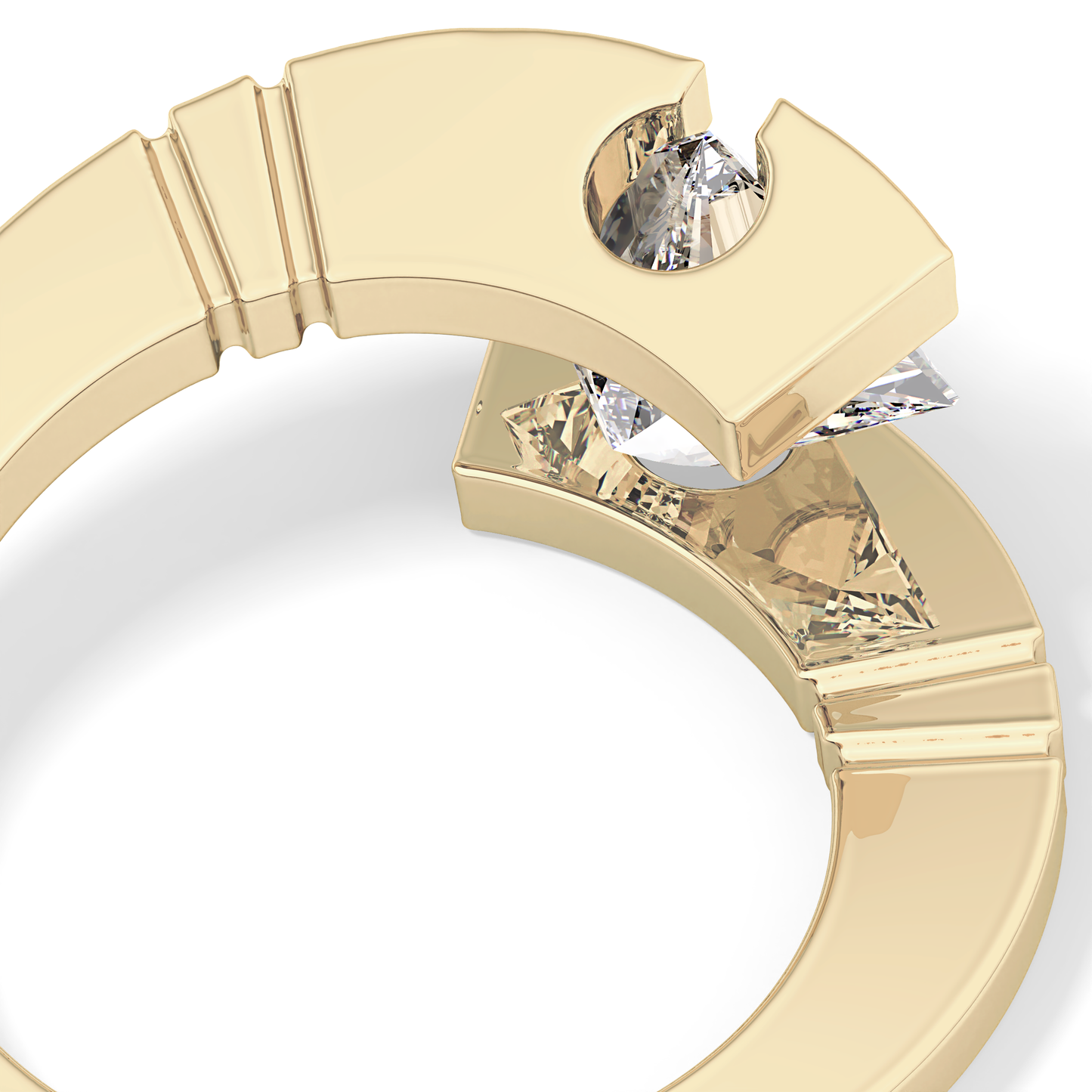 Princess Solitaire Lab Grown Diamond Engagement Ring