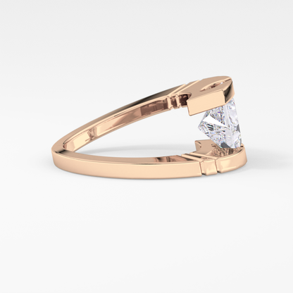 Princess Solitaire Lab Grown Diamond Engagement Ring