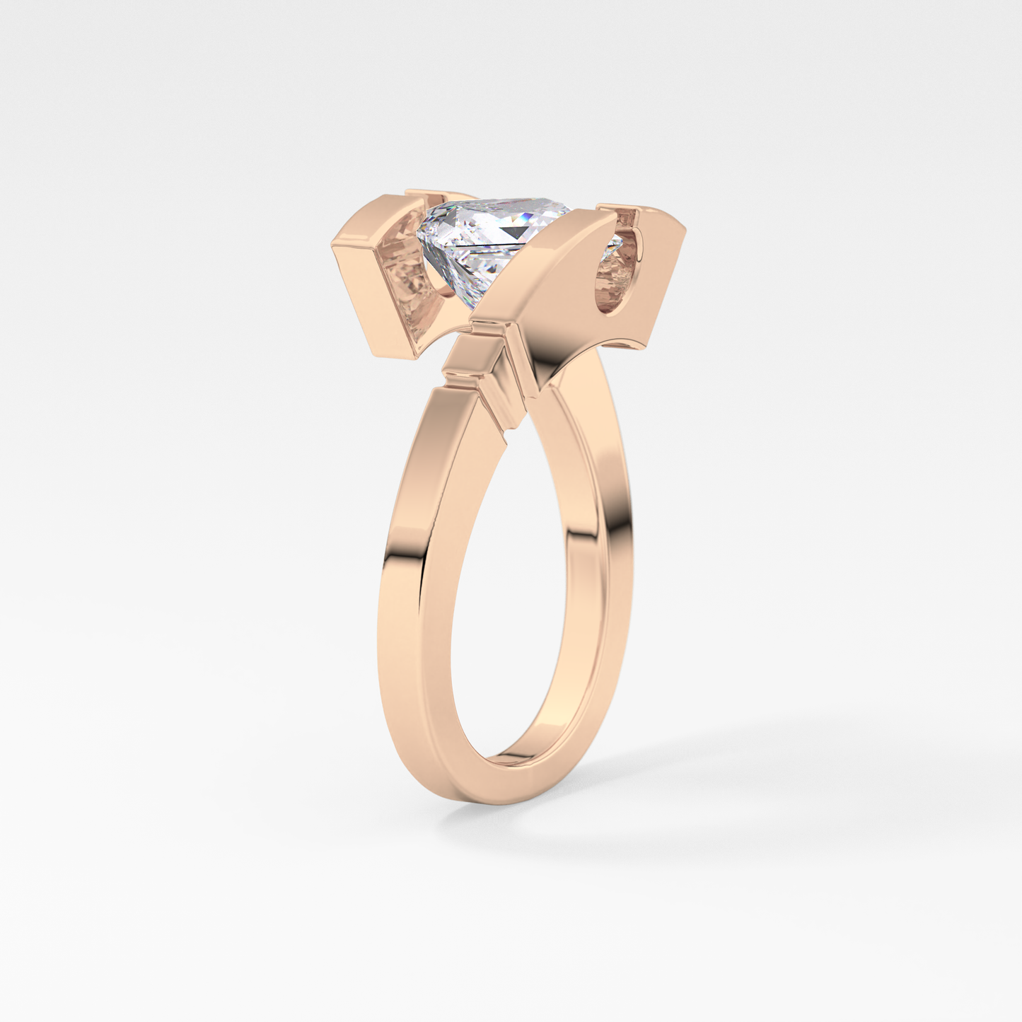 Princess Solitaire Lab Grown Diamond Engagement Ring