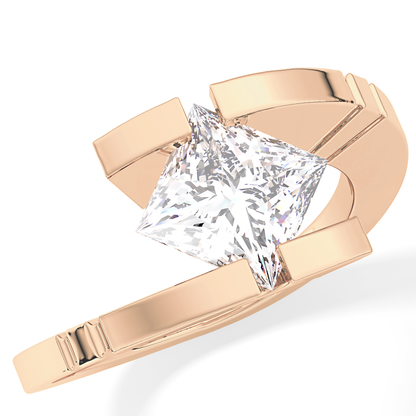 Princess Solitaire Lab Grown Diamond Engagement Ring