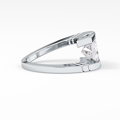 Princess Solitaire Lab Grown Diamond Engagement Ring