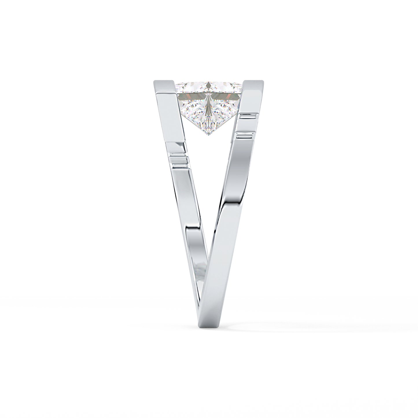 Princess Solitaire Lab Grown Diamond Engagement Ring