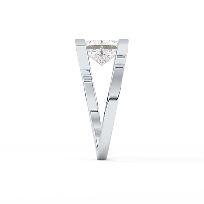 Princess Solitaire Lab Grown Diamond Engagement Ring
