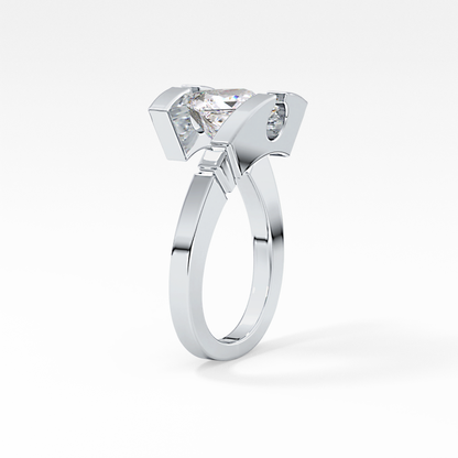 Princess Solitaire Lab Grown Diamond Engagement Ring