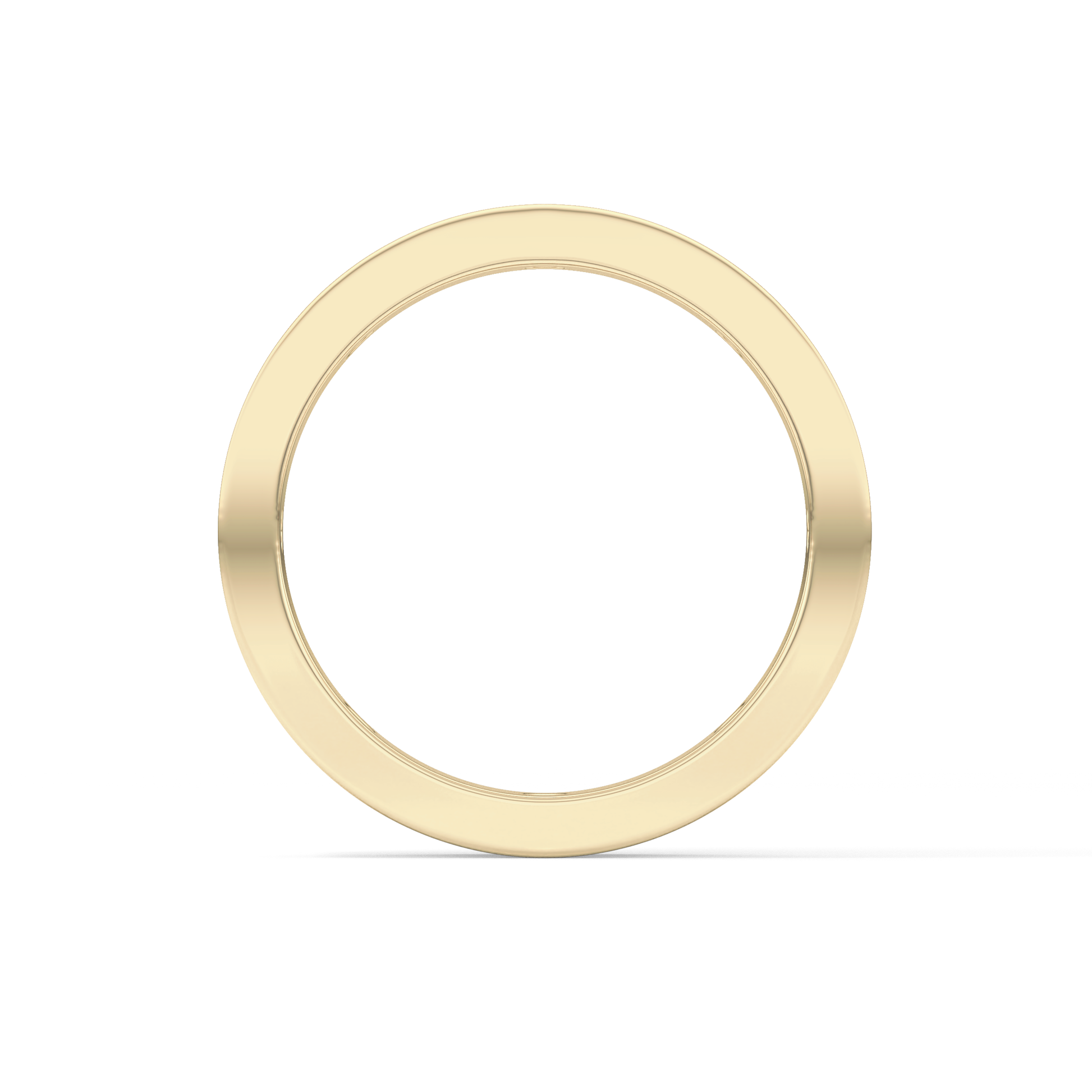 Full Eternity Dainty Wedding Band with 0.59 TCW Round Cut Moissanite – Yellow, White, or Rose Gold