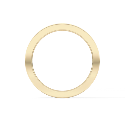 Full Eternity Dainty Wedding Band with 0.59 TCW Round Cut Moissanite – Yellow, White, or Rose Gold