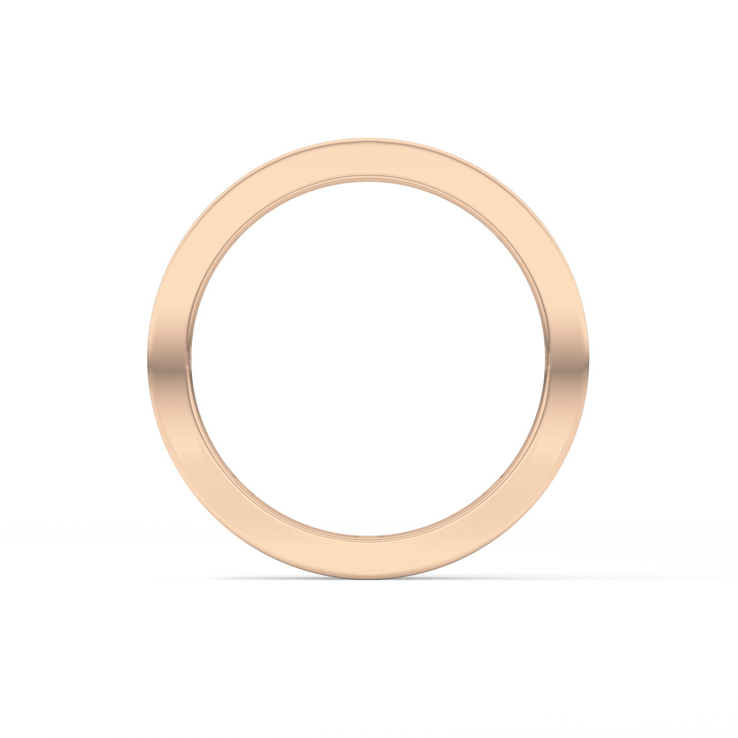 Full Eternity Dainty Wedding Band with 0.59 TCW Round Cut Moissanite – Yellow, White, or Rose Gold