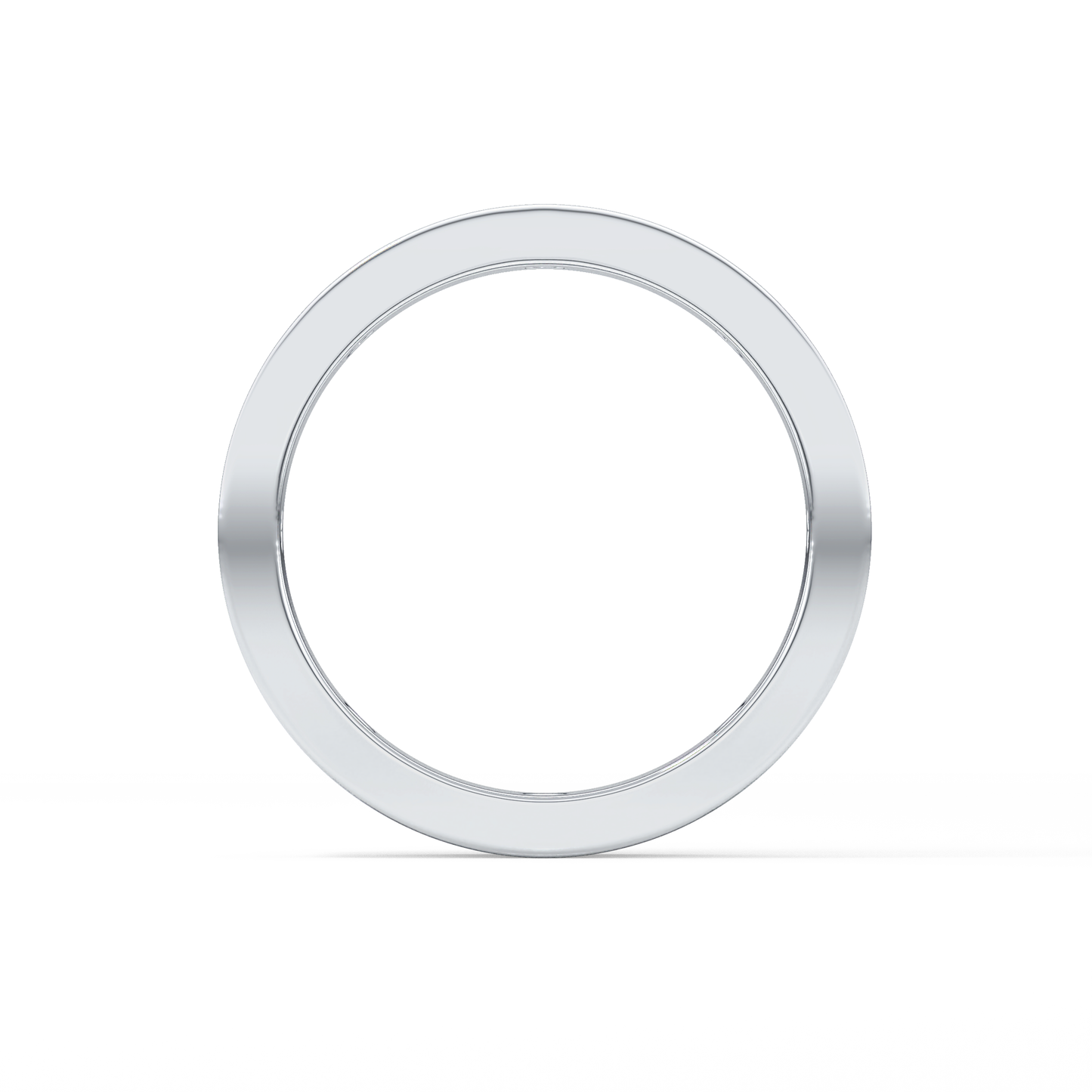 Full Eternity Dainty Wedding Band with 0.59 TCW Round Cut Moissanite – Yellow, White, or Rose Gold