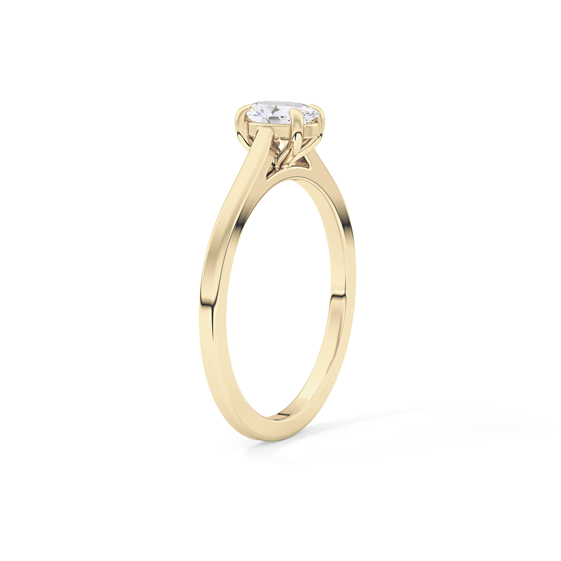 Oval Solitaire Lab Grown Diamond Engagement Ring