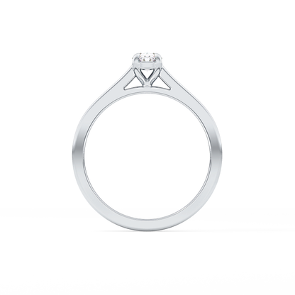Oval Solitaire Lab Grown Diamond Engagement Ring
