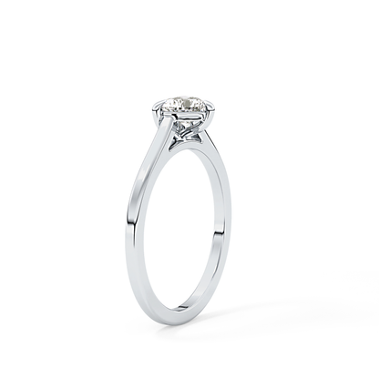 Heart Solitaire Lab Grown Diamond Engagement Ring