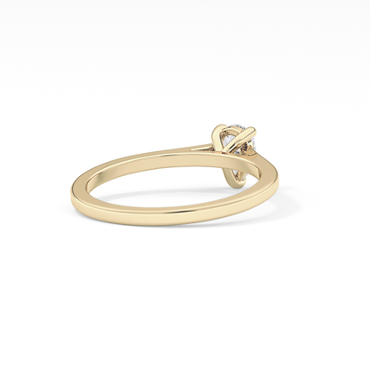 Pear 0.35 Solitaire Lab Grown Diamond Engagement Ring