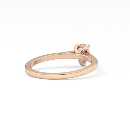 Pear 0.35 Solitaire Lab Grown Diamond Engagement Ring