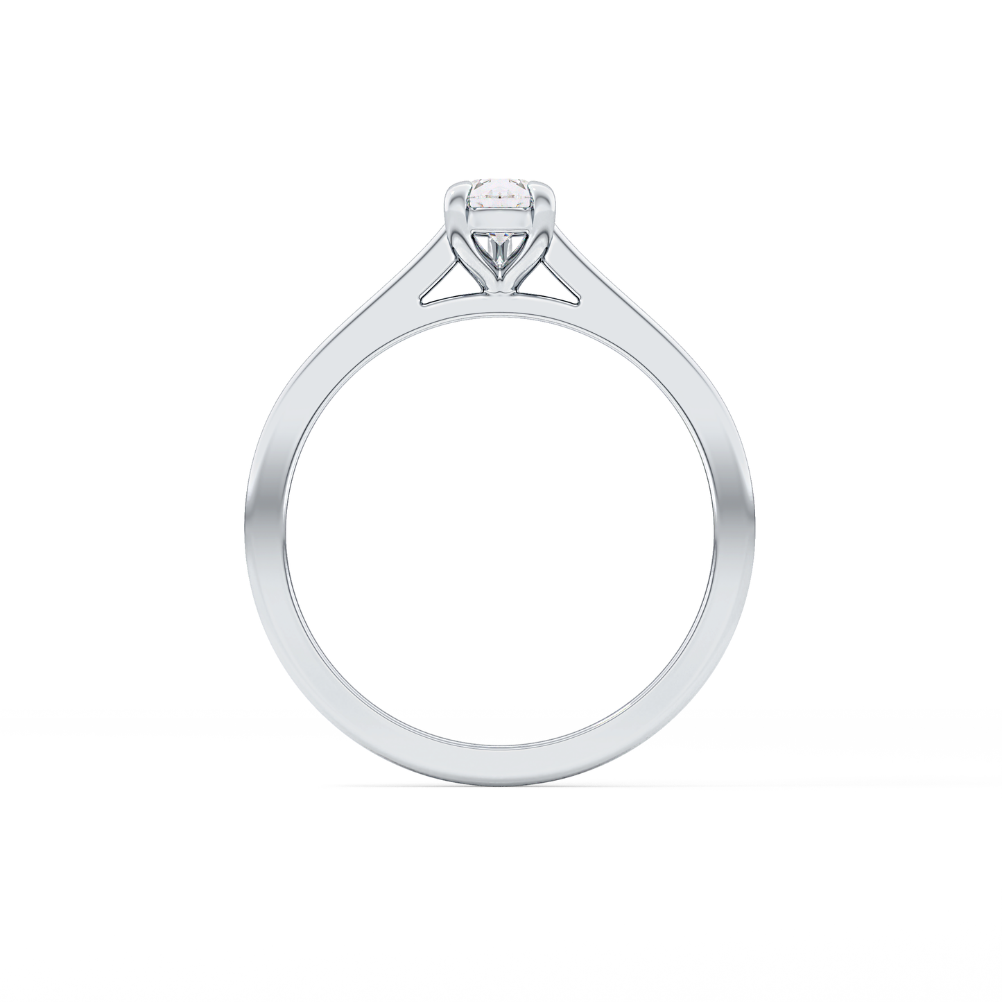 Pear 0.35 Solitaire Lab Grown Diamond Engagement Ring