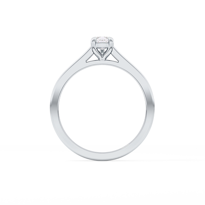 Pear 0.35 Solitaire Lab Grown Diamond Engagement Ring