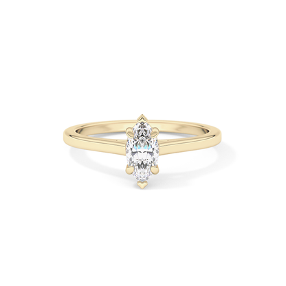 Marquise Solitaire Lab Grown Diamond Engagement Ring
