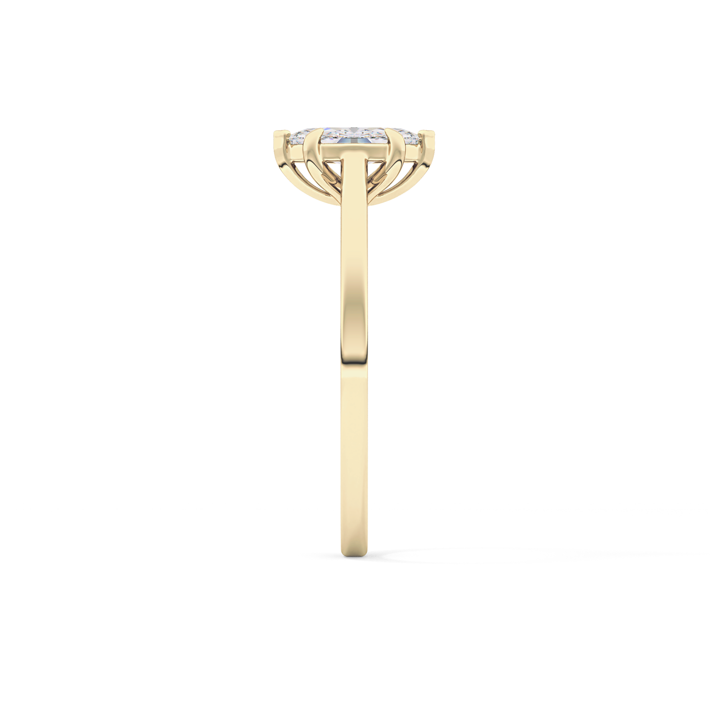 Marquise Solitaire Lab Grown Diamond Engagement Ring