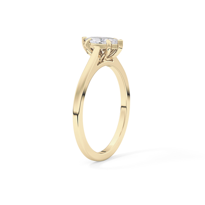 Marquise Solitaire Lab Grown Diamond Engagement Ring